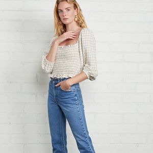 Rachel Pally Linen Reign Top in Gingham